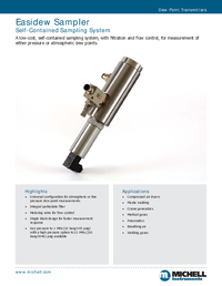 Thumbnail of document Data Sheet - SAM Self-Contained Sampling System